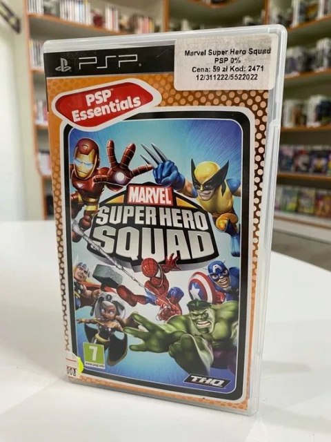 PSP MARVEL SUPER HERO SQUAD - WYD. ANGIELSKIE - PSP Sony PSP