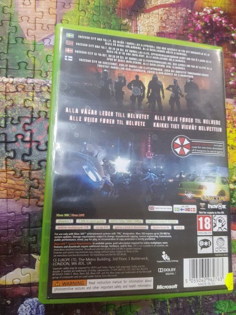 RESIDENT EVIL OPERATION RACCOON CITY Microsoft Xbox 360