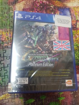 SD Gundam G Generation Cross Rays Platinum Sony PlayStation 4 (PS4)