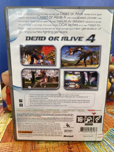 Dead Or Alive 4 Microsoft Xbox 360