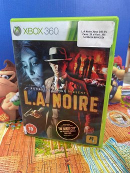 L.A. LA NOIRE Microsoft Xbox 360