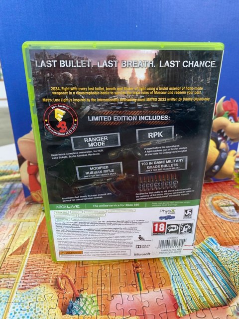 Metro: Last Light - Limited Edition Microsoft Xbox 360