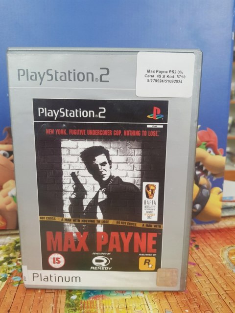 Max Payne Sony PlayStation 2 (PS2)