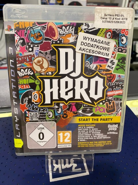 DJ HERO Sony PlayStation 3 (PS3)