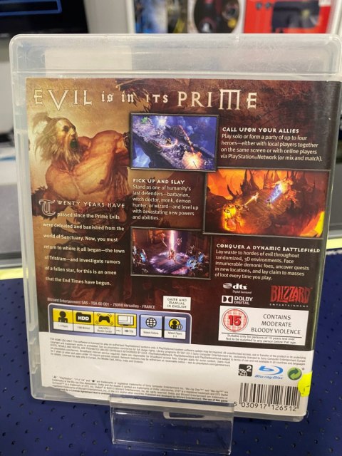 DIABLO III 3 Sony PlayStation 3 (PS3)