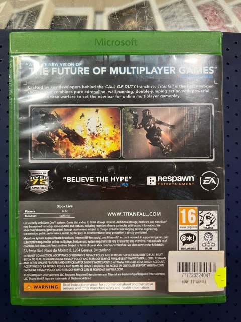 Titanfall Microsoft Xbox One