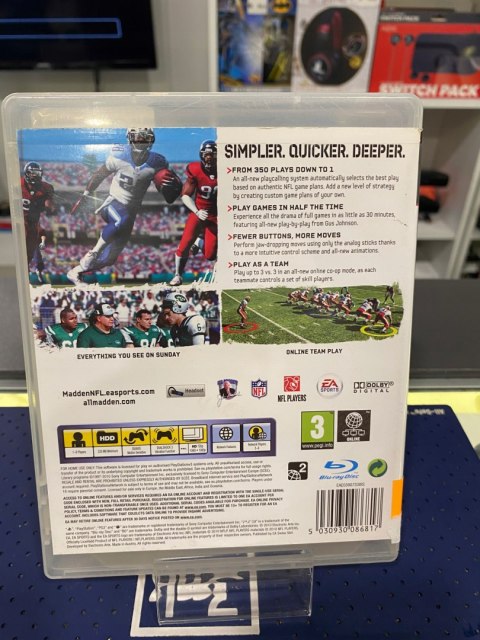 Madden NFL 11 PlayStation 3 (PS3) pudełkowa
