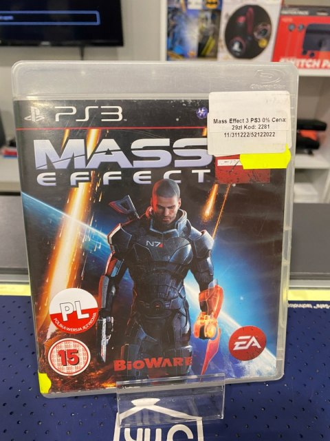 Mass Effect 3 PlayStation 3 (PS3) pudełkowa