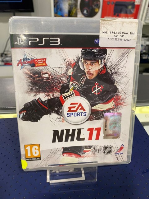 NHL 11 PlayStation 3 (PS3) pudełkowa