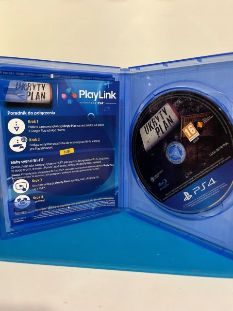 Ukryty Plan PlayStation 4 (PS4) pudełkowa