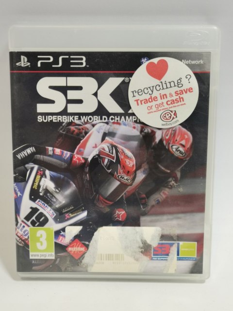SBK X: Superbike World Championship PlayStation 3 (PS3) pudełkowa