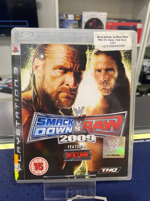SMACKDOWN VS. RAW 2009 PlayStation 3 (PS3) pudełkowa