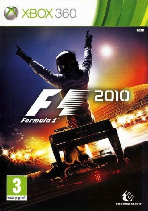 F1 2010 Xbox 360 pudełkowa