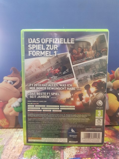 F1 2010 Xbox 360 pudełkowa