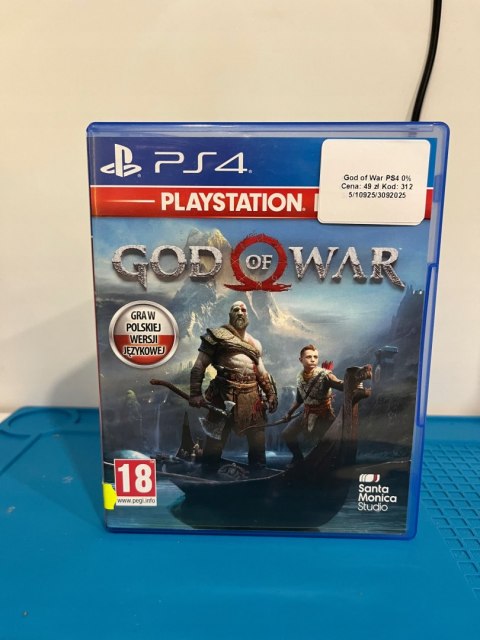 GOD OF WAR PlayStation 4 (PS4) pudełkowa