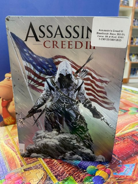 Assassins Creed III Steelbook Xbox 360 pudełkowa