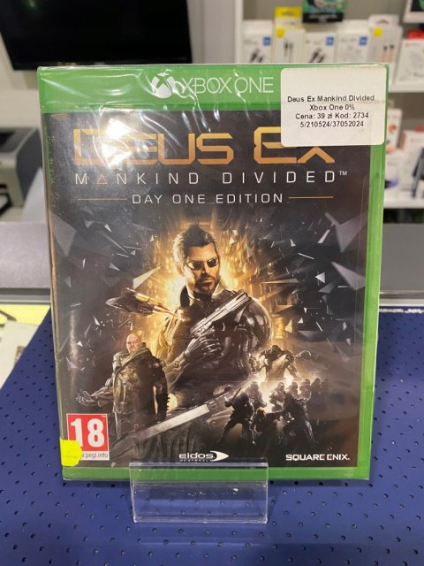 Deus Ex: Mankind Divided Xbox One pudełkowa