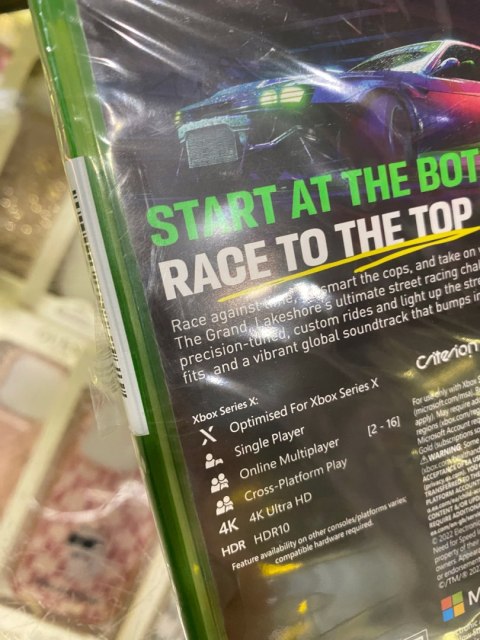 NFS UNBOUND Xbox Series X