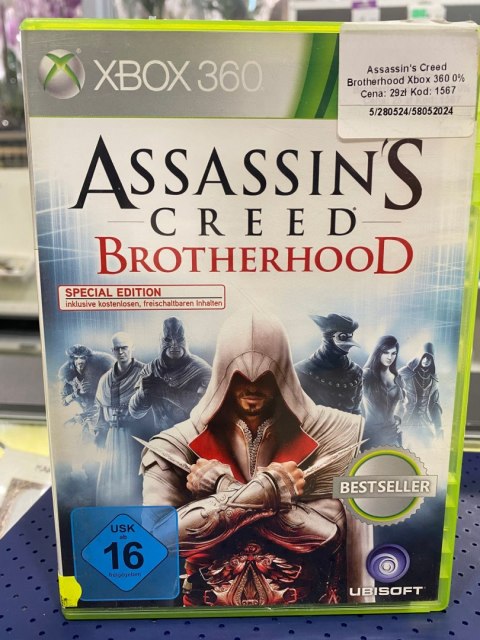 ASSASINS CREED BROTHERHOOD Xbox 360