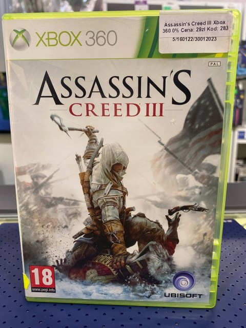 Assassin's Creed III Xbox 360