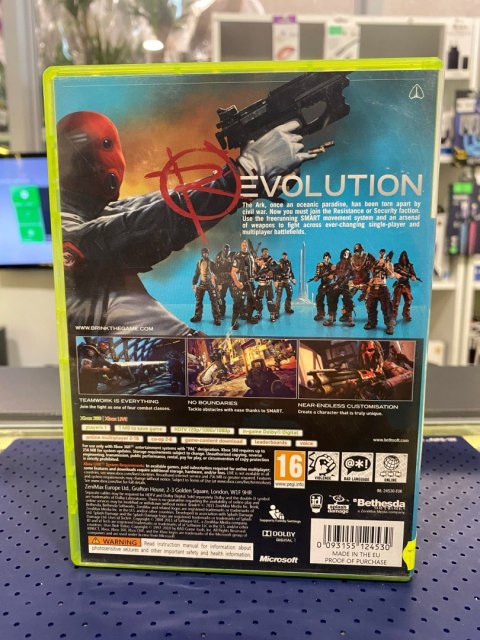 Brink: Special Edition Xbox 360 pudełkowa