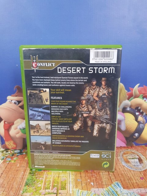 CONFLICT DESERT STORM Xbox Classic pudełkowa