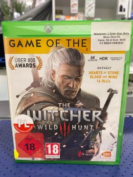 Wiedźmin III Dziki Gon GOTY Xbox One