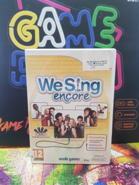 We Sing Encore Nintendo Wii