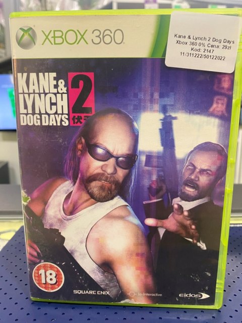 Kane & Lynch 2 Dog Days Xbox 360