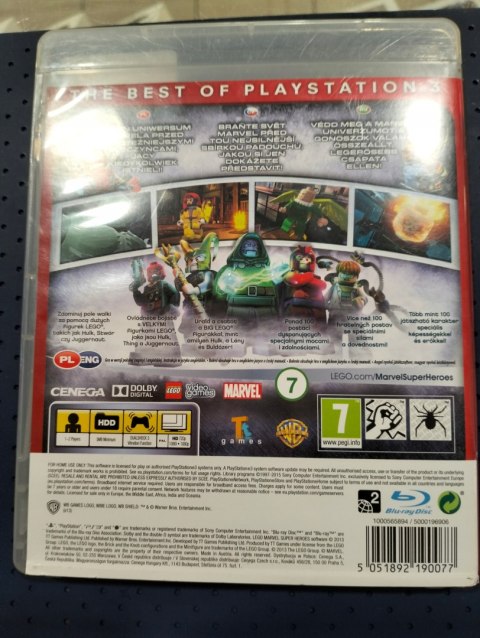 LEGO Marvel Super Heroes PL PS3 PlayStation 3 (PS3) pudełkowa