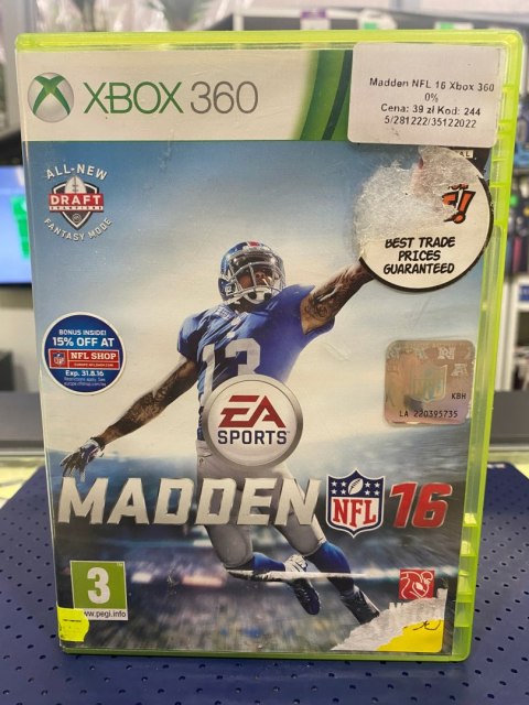 MADDEN NFL 16 Xbox 360
