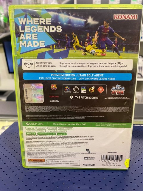 Pro Evolution Soccer 2018 Xbox 360