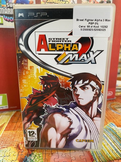 Street Fighter Alpha 3 Max PlayStation Portable (PSP)