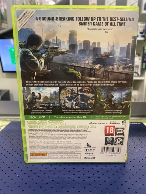 Sniper 2 Ghost Warrior Xbox 360