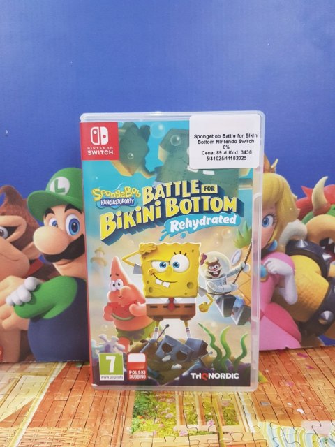 Spongebob SquarePants: Battle for Bikini Bottom Rehydrated Nintendo Switch