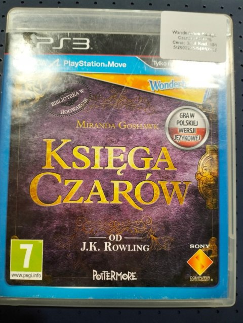 Wonderbook: Księga Czarów PlayStation 3 (PS3) pudełkowa