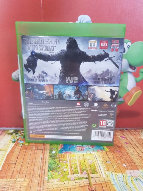 Middle-earth Shadow of Mordor Xbox One pudełkowa