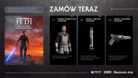 Star Wars Jedi: Ocalały Xbox Series X pudełkowa