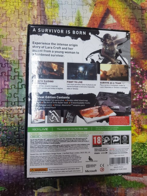 Tomb Raider Survival Edition Xbox 360 pudełkowa