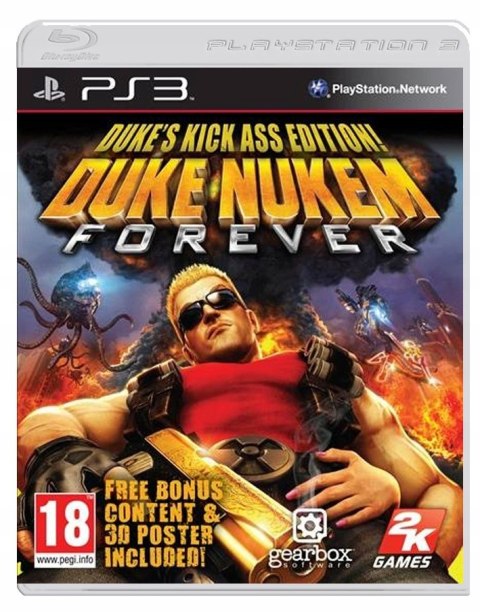 Duke Nukem Forever PlayStation 3 (PS3) pudełkowa