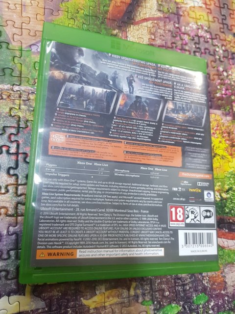 Tom Clancy's The Division Xbox One pudełkowa