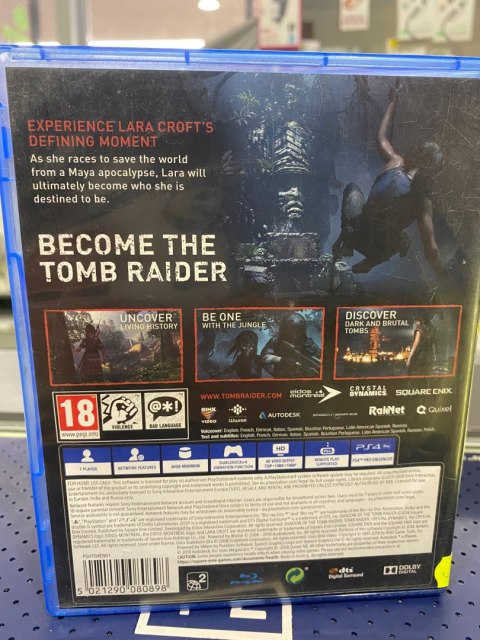 SHADOW OF THE TOMB RAIDER PlayStation 4 (PS4)