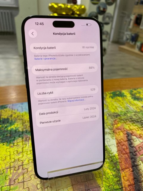 Telefon Apple iPhone 15 Pro Max 8/256GB 5G Niebieski (Blue Titanium)