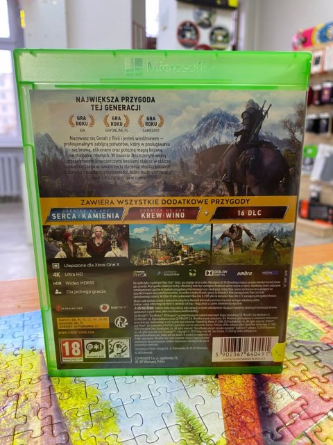 Wiedźmin III Dziki Gon Edycja Gry Roku Xbox One