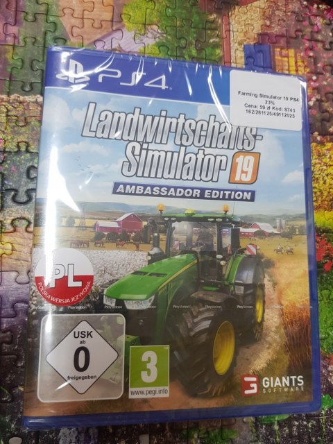Farming Simulator 19: Ambassador Edition PlayStation 4 pudełkowa
