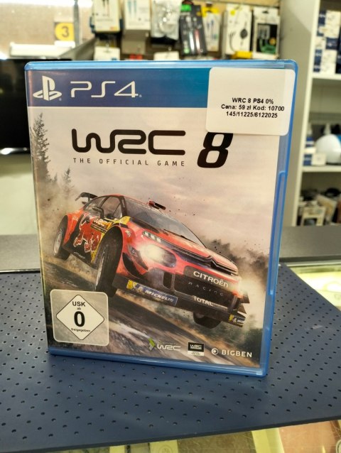 WRC 8 PS4 PlayStation 4