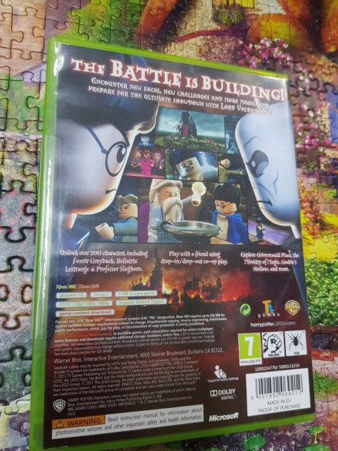 LEGO Harry Potter: Years 5-7 Xbox 360 pudełkowa