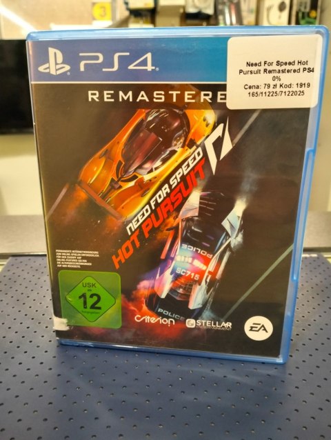 Need for Speed: Hot Pursuit Remastered PlayStation 4 (PS4)