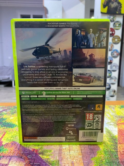 Grand Theft Auto V Xbox 360