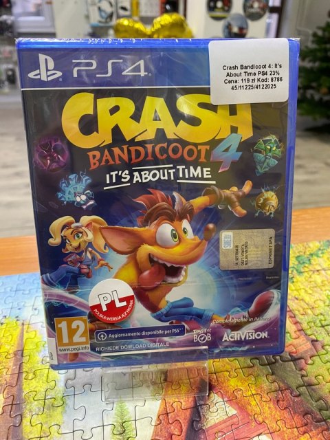 Crash Bandicoot 4: Najwyższy Czas PlayStation 4 (PS4)